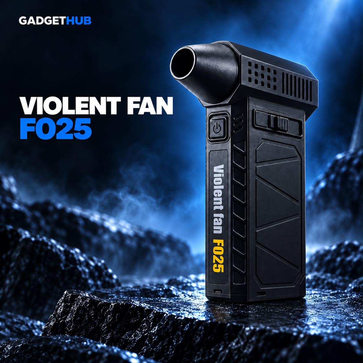 Violent Fan F025 Rechargeable Turbo Jet Fan – High-Speed Cordless Air Duster