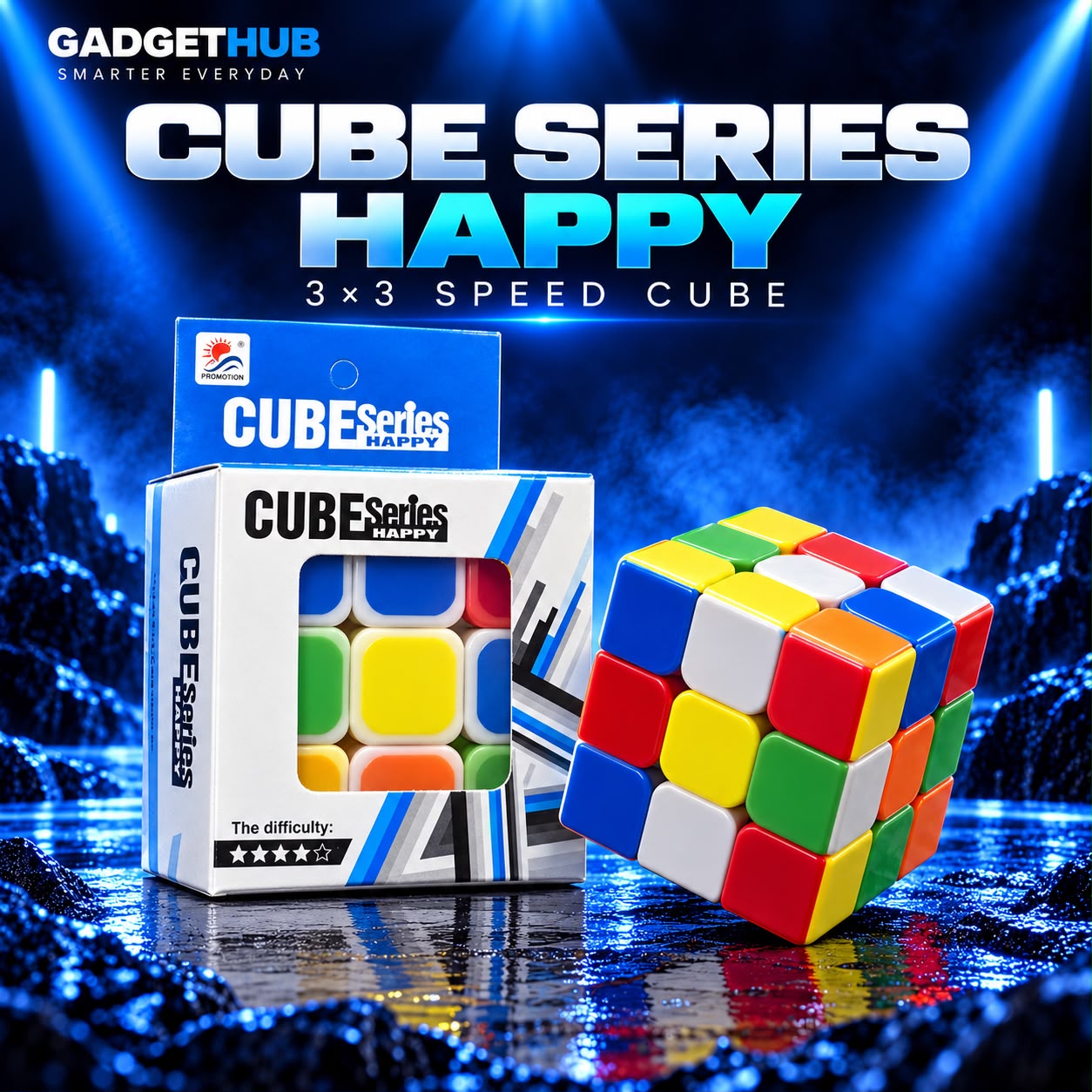 Promotion CUBE Series HAPPY 3x3 Speed Cube